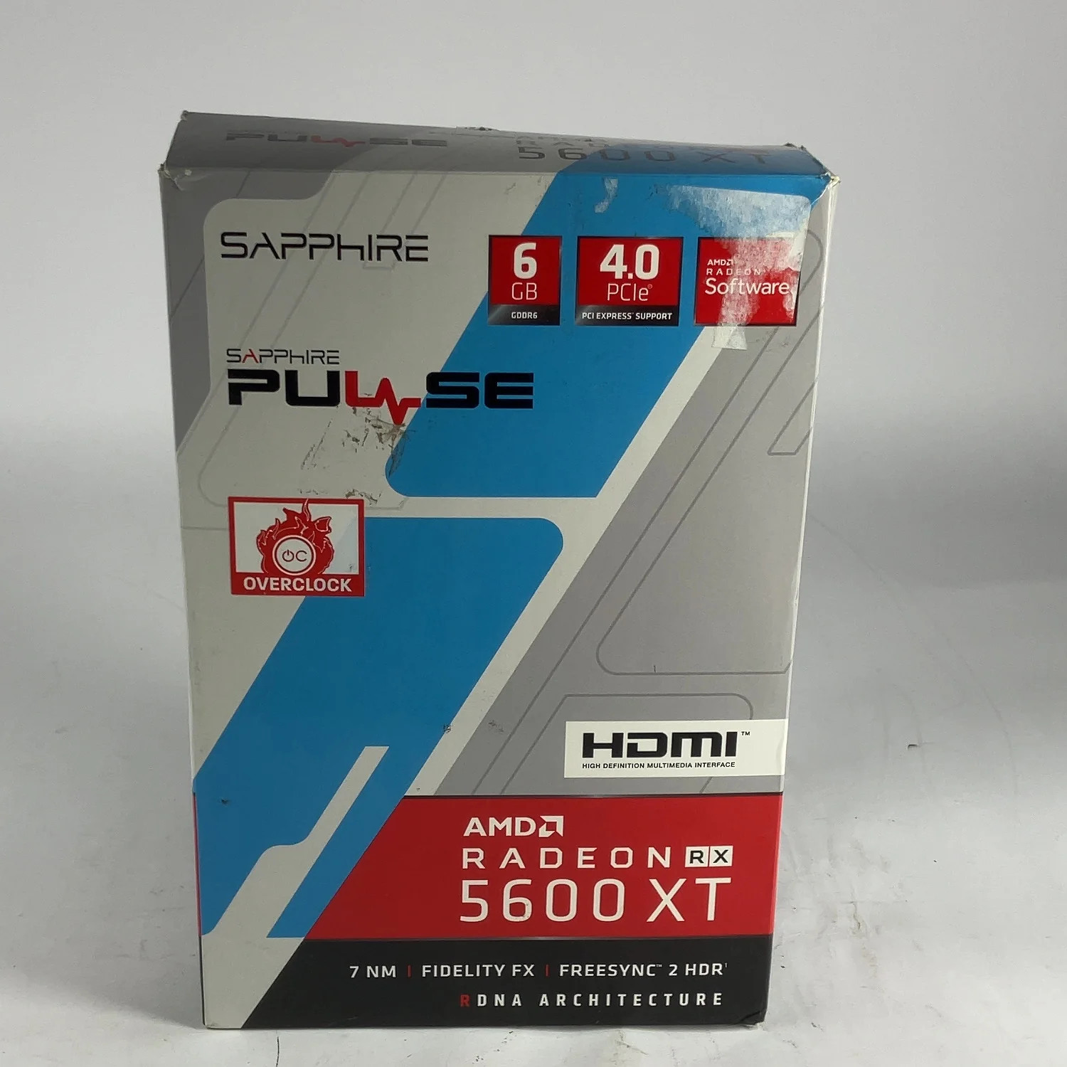 Sapphire Pulse Radeon RX 5600 XT OC 6GB GDDR6 Graphics Card 299-4E426-210SA