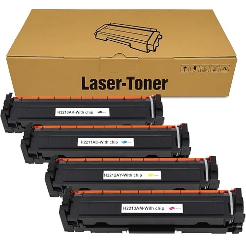 Eurotone 4x Toner Cartridge Compatible for HP W2210+W2210A+W2211A+W2212A+W2213A