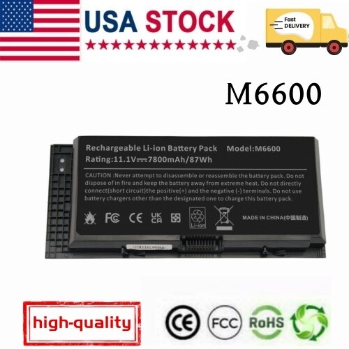New Replace Battery FV993 for Dell Precision M6600 M4800 M4600 M6800 FJJ4W 89WH
