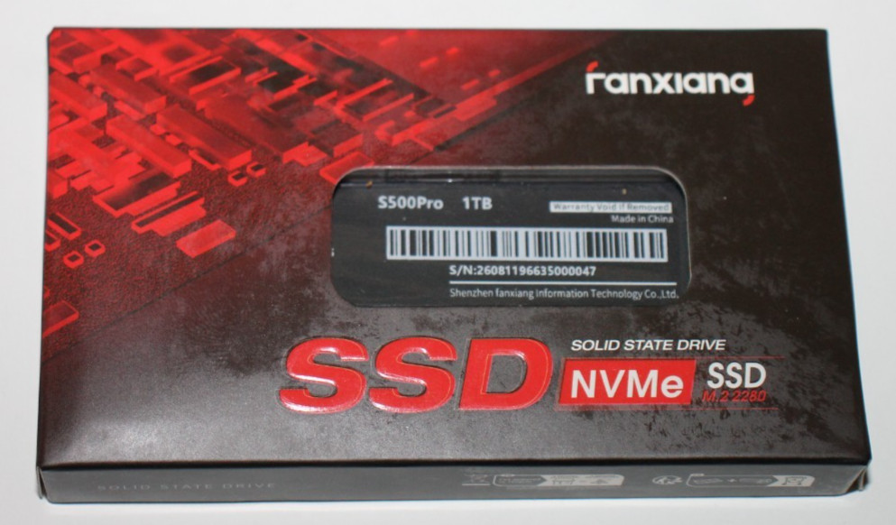 fanxiang S500 Pro 1TB NVMe M.2 SSD 2280 - Brand New