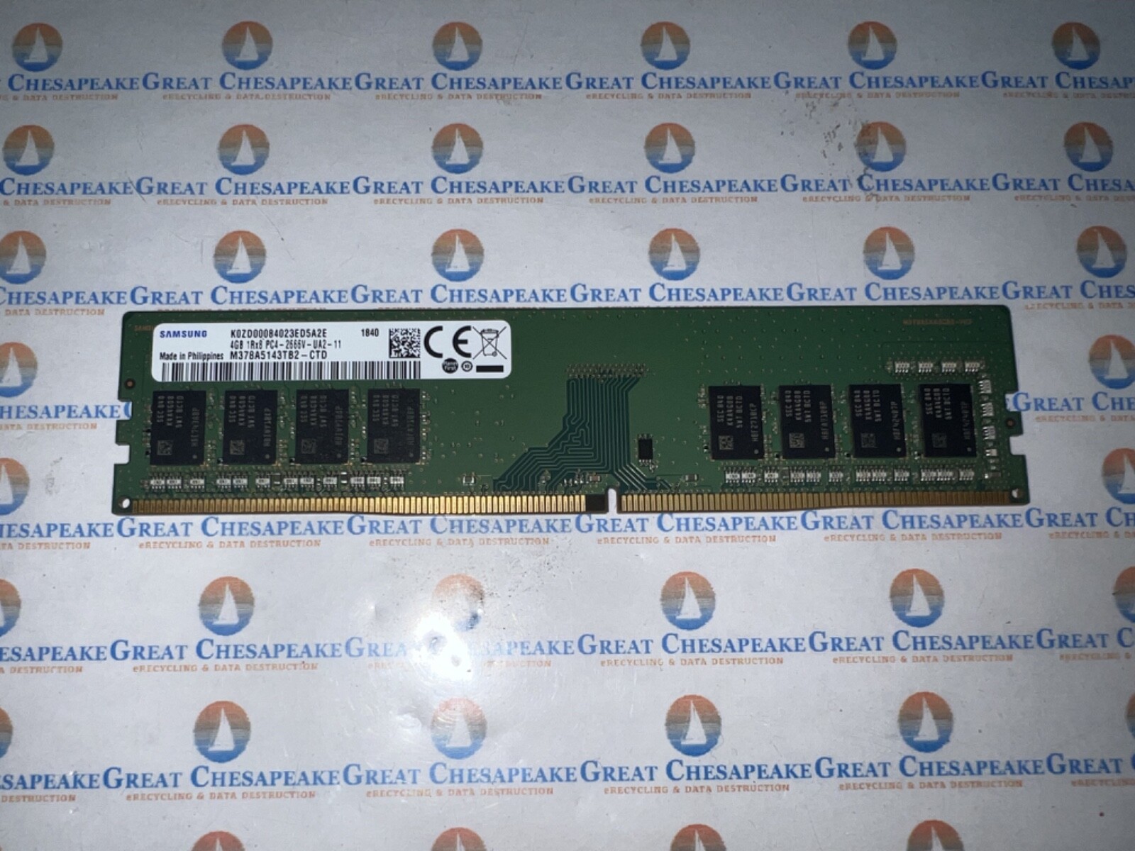 Samsung M378A5143TB2-CTD 4GB DDR4-2666 DIMM Equivalent Desktop Memory RAM TESTED