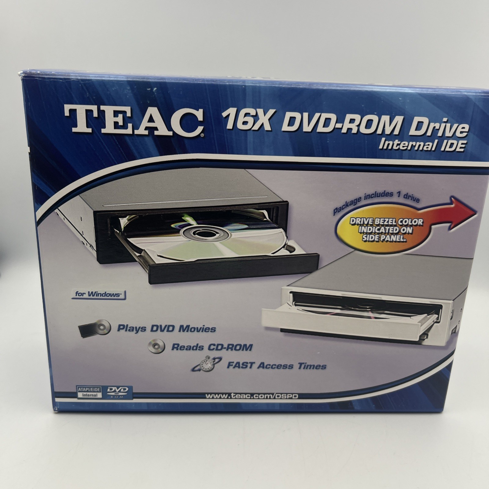 Internal IDE DVD-ROM Drive DV-516G-000 Teac DV-516G Black 16x DV516 - READ