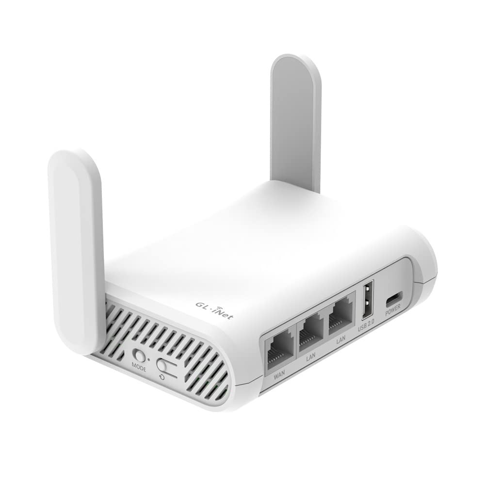 GLSFT1200 Opal Travel Router, AC1200 DualBand WiFi