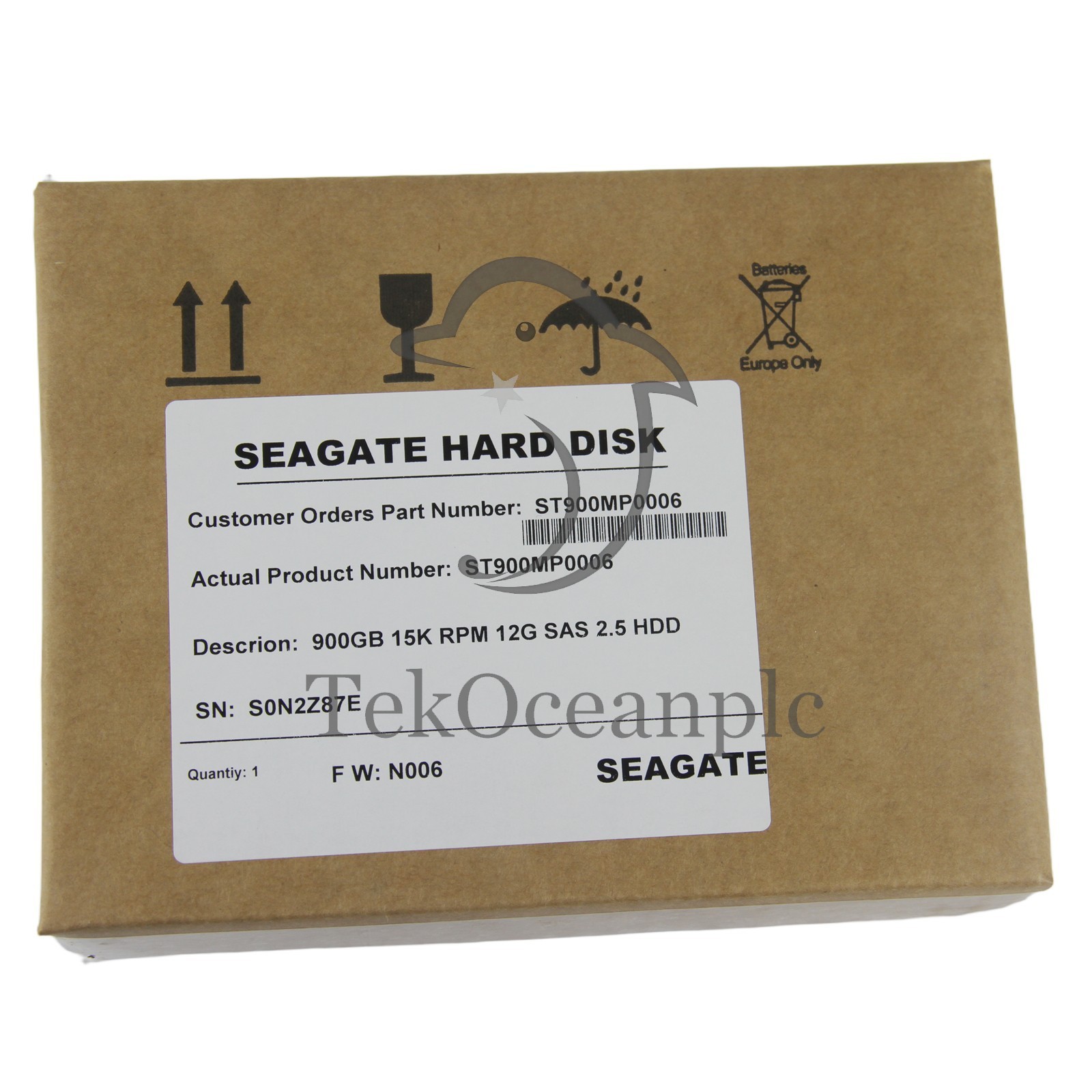 New In Box Seagate 900GB 2.5" Hard Drive ST900MP0006 15K SAS Internal #te