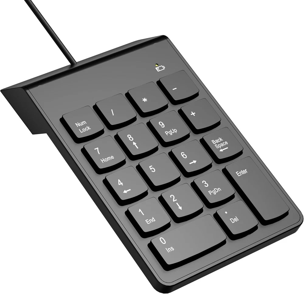 NOOX USB Numeric Keypad Numpad Portable Slim Mini 10 Key Number Pad Keyboard
