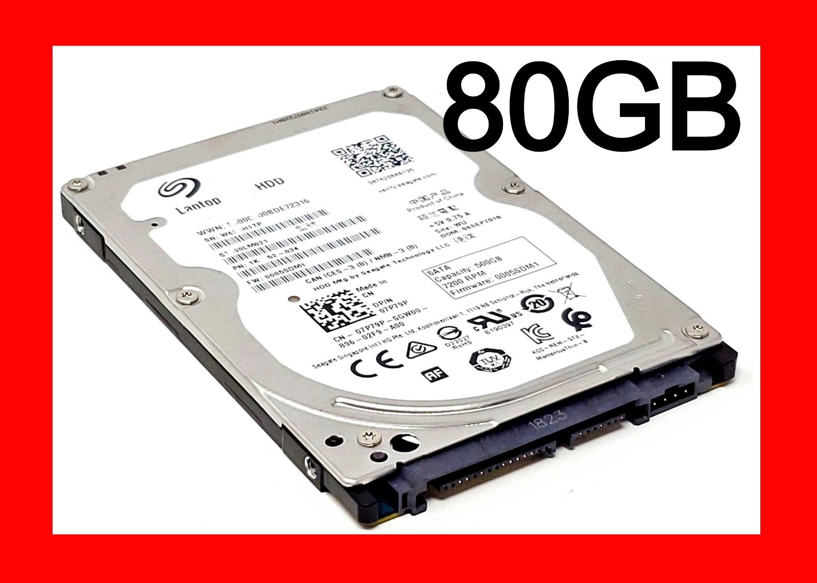 Internal 80GB 120GB 250GB 320GB 500GB 1TB Hard Drive SATA 2.5" Laptop Hard Drive