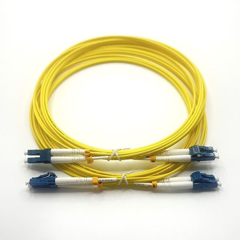 1M/2M/3M/5M/10M LC UPC-LC UPC Duplex OS2 SM LSZH 2.0mm FTTH 