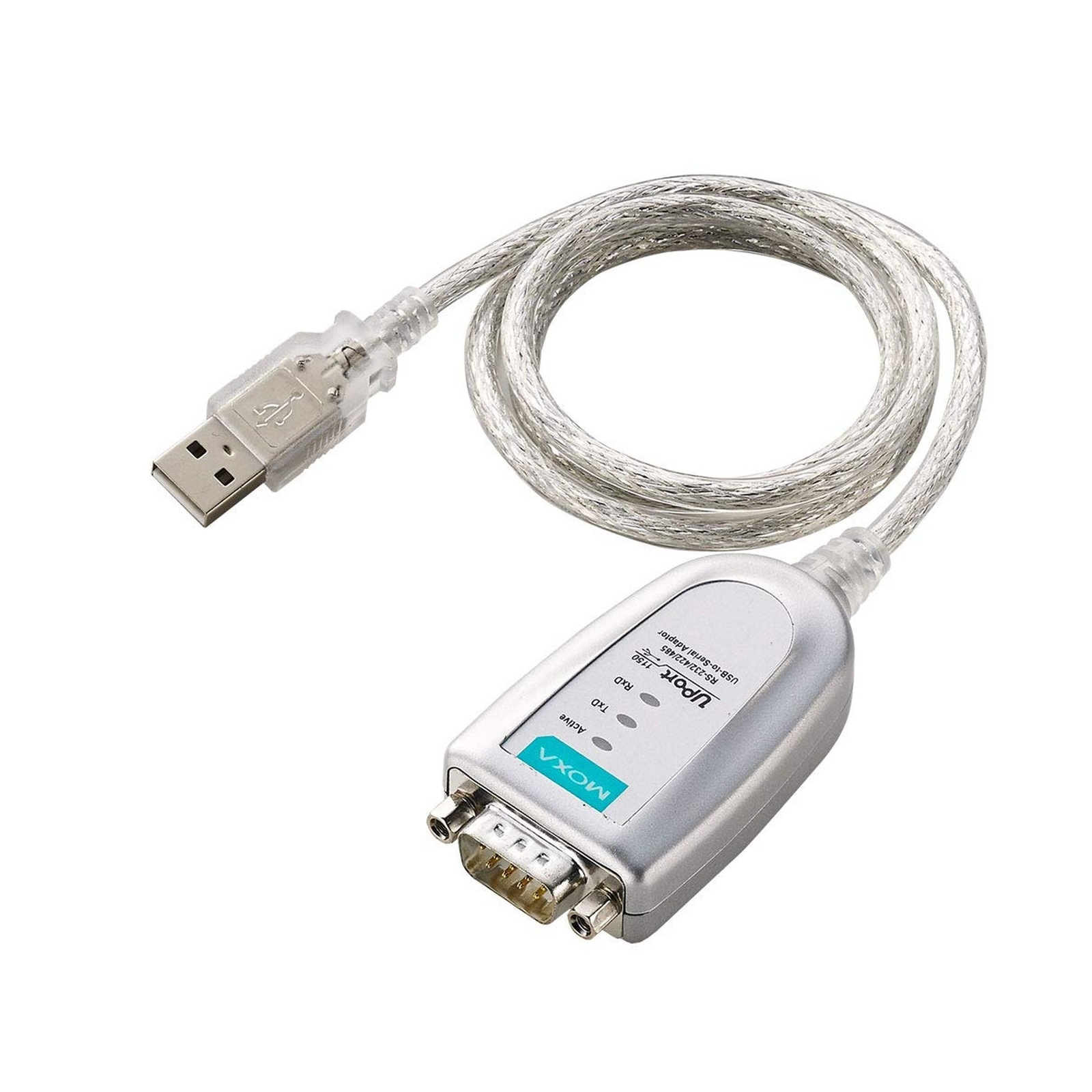 Moxa UPort 1150 USB To 1-Port RS-232/422/485 Serial Converter, 921.6Kbps, 15K...