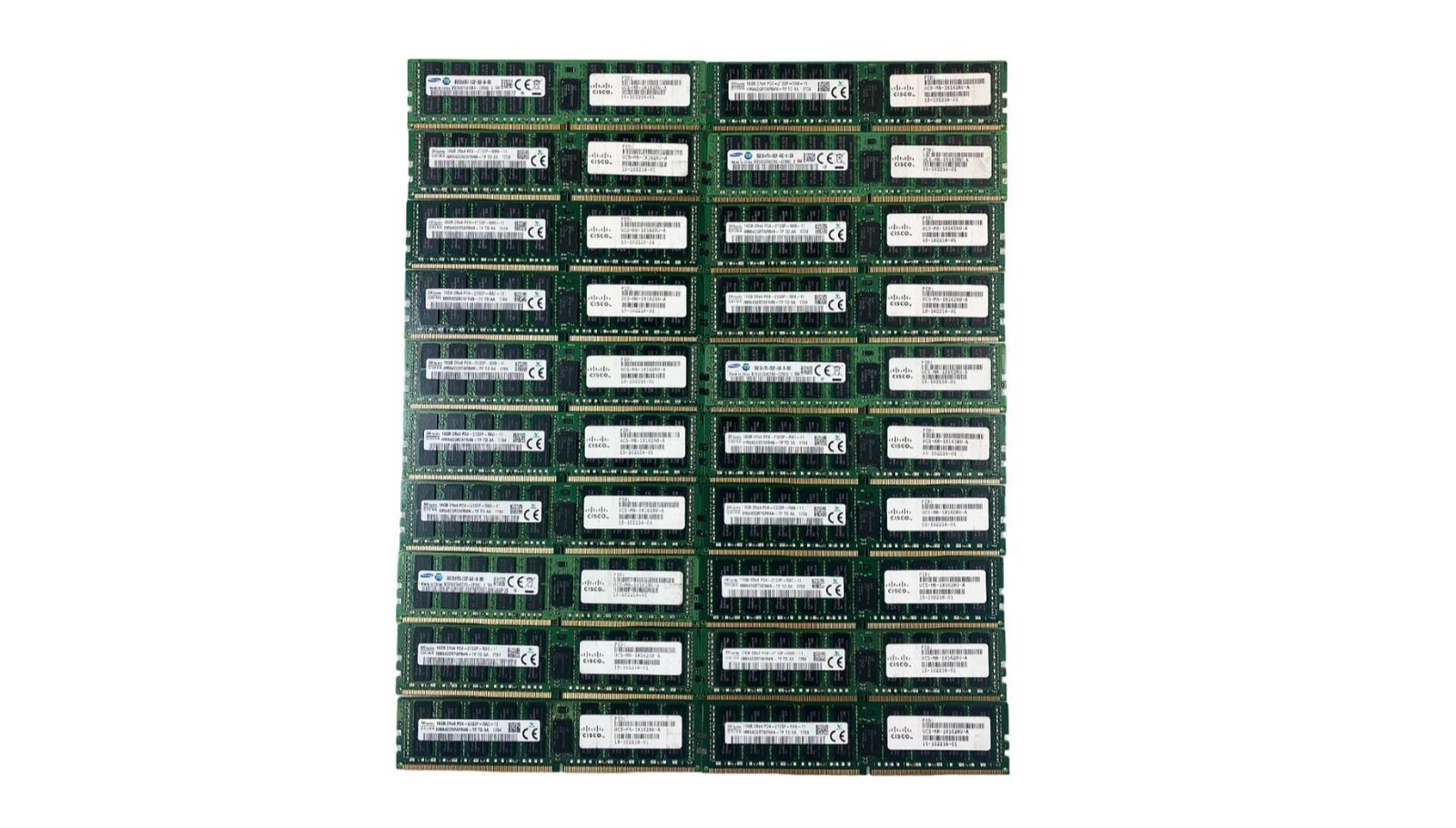 UCS-MR-1X162RU-A Cisco 16GB PC4-17000 DDR4 ECC DIMM 2Rx4 Memory