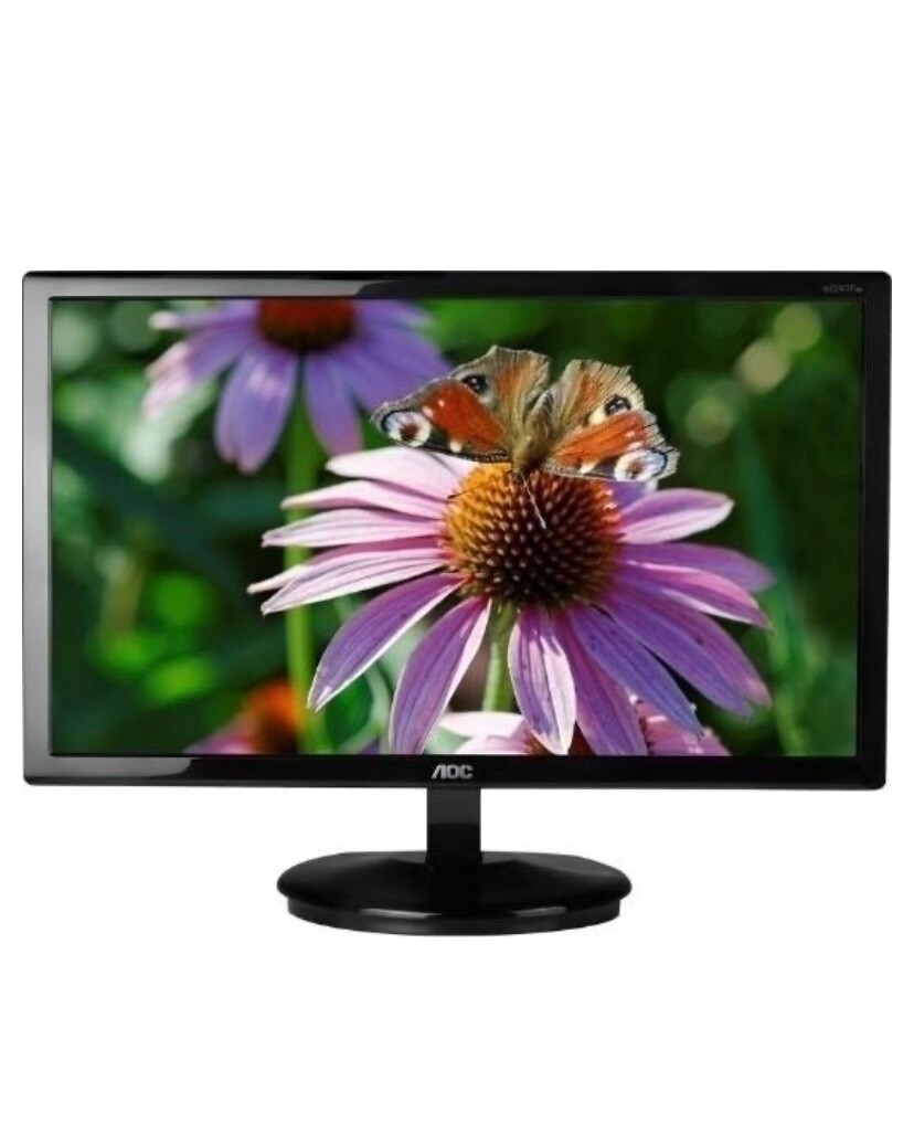 NIB AOC e2243fwk monitor 21.5" 1920x1080 resolution LED airblk