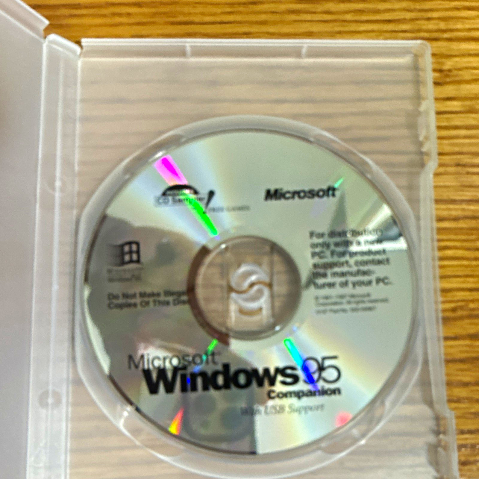 Microsoft Windows 95 Companion CD w/ USB Support, English, 1 PC, CD