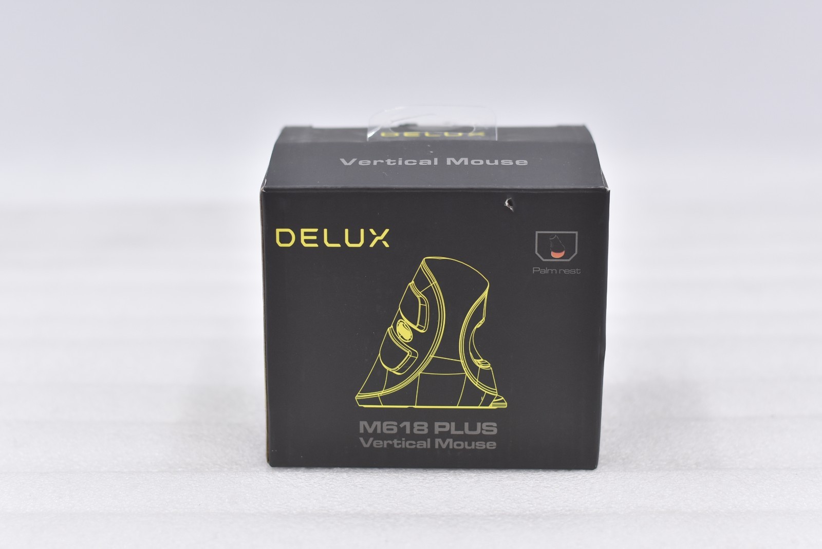 Delux M618 Plus Wired Vertical Mouse w/ Removable Wrist Rest