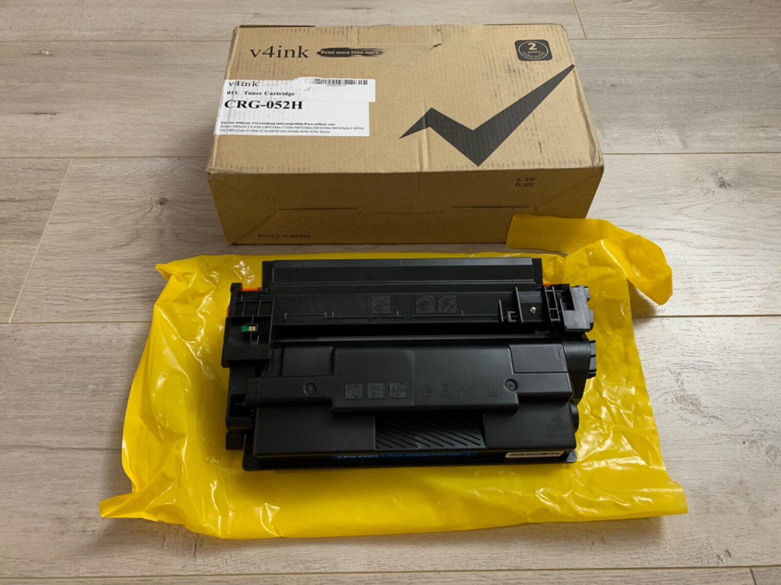v4ink Compatible Replacement for Canon CRG-052H High Yield Black Toner Cartridge