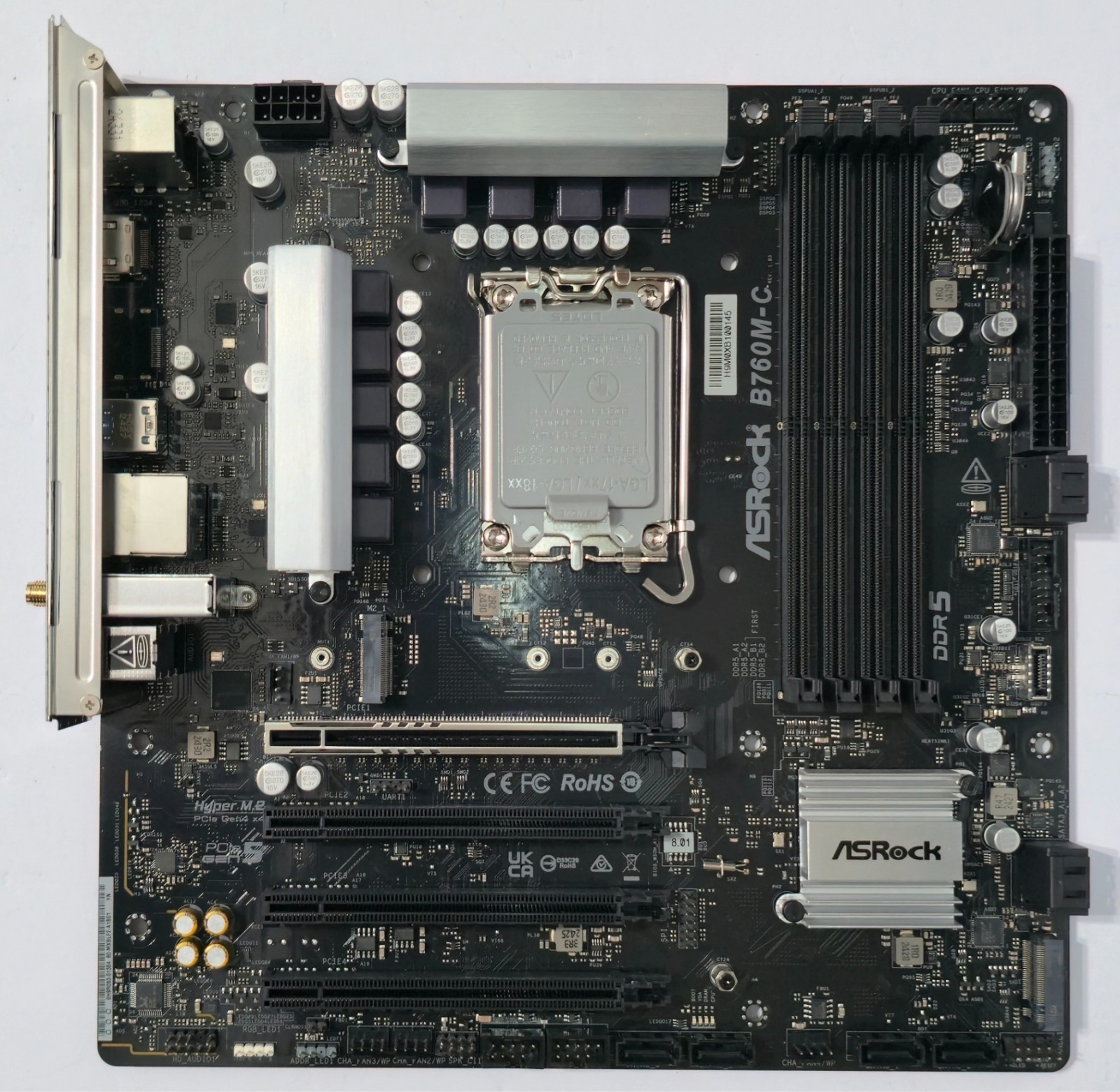 ASRock B760M-CX Intel LGA1700 DDR5 Micro ATX WIFI 6E Motherboard