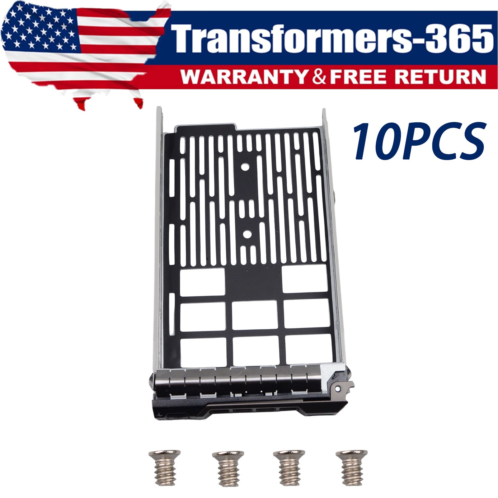 10X 3.5in SAS SATA Hard Drive Caddy For Dell PowerEdge R730xd T630 0KG1CH New