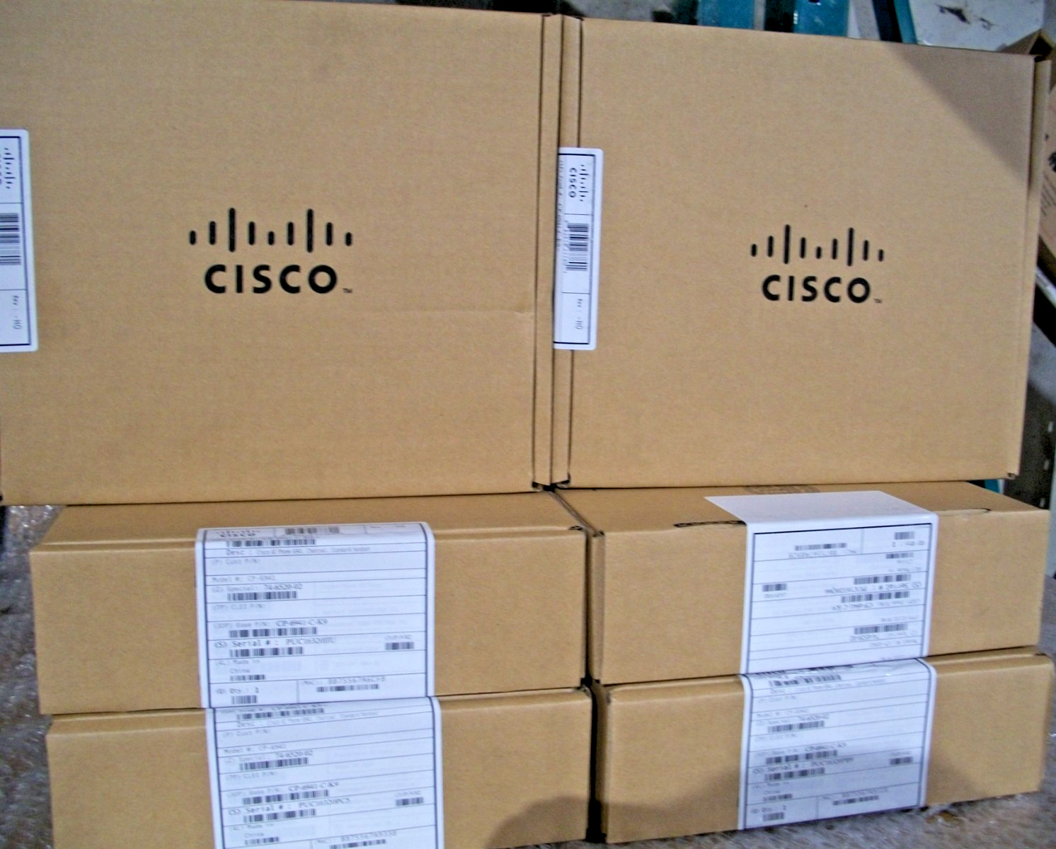 LOTS OF 6 Cisco UC Phone 6941 CP-6941-K9 Business VoIP Phone New in Box