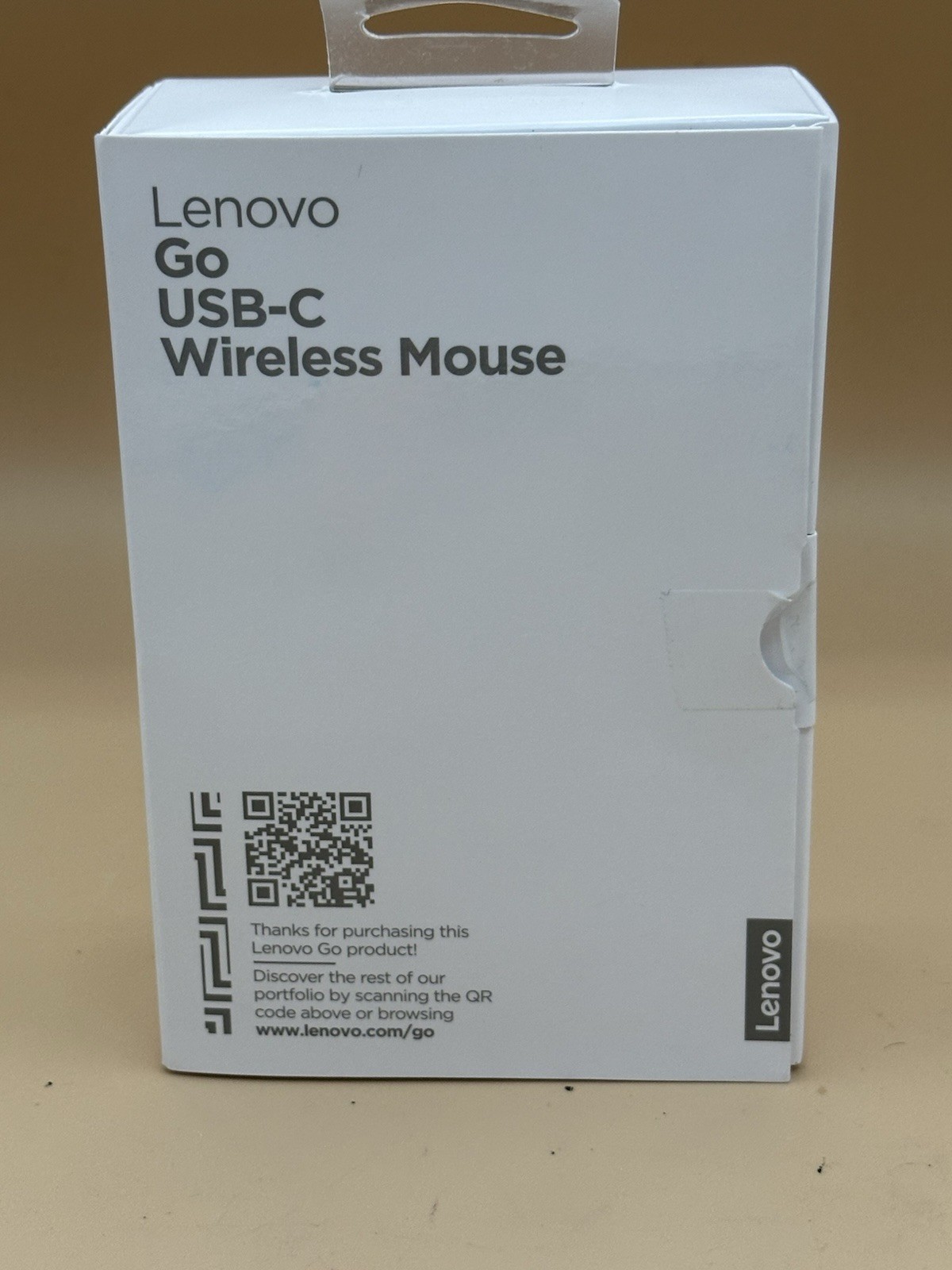 Lenovo Go USB-C Wireless Mouse Ambidextrous 2400 DPI Storm Grey SP41C21213