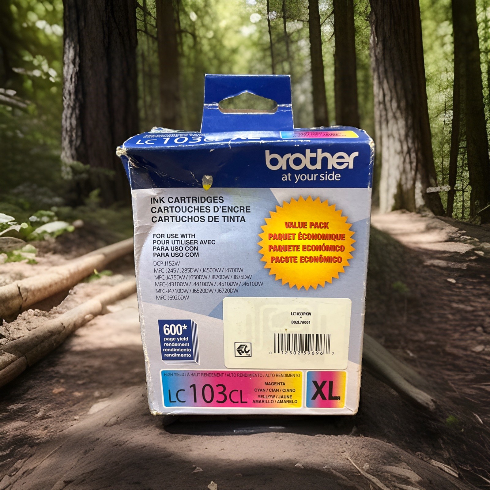 Genuine Brother LC103CL Ink Cartridges High Yield XL Magenta Cyan Yellow Exp7/28