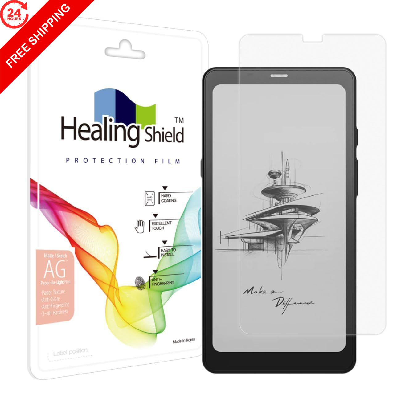 Healing Shield Screen Protector for Onyx Boox Palma 2 / 1, Transparent