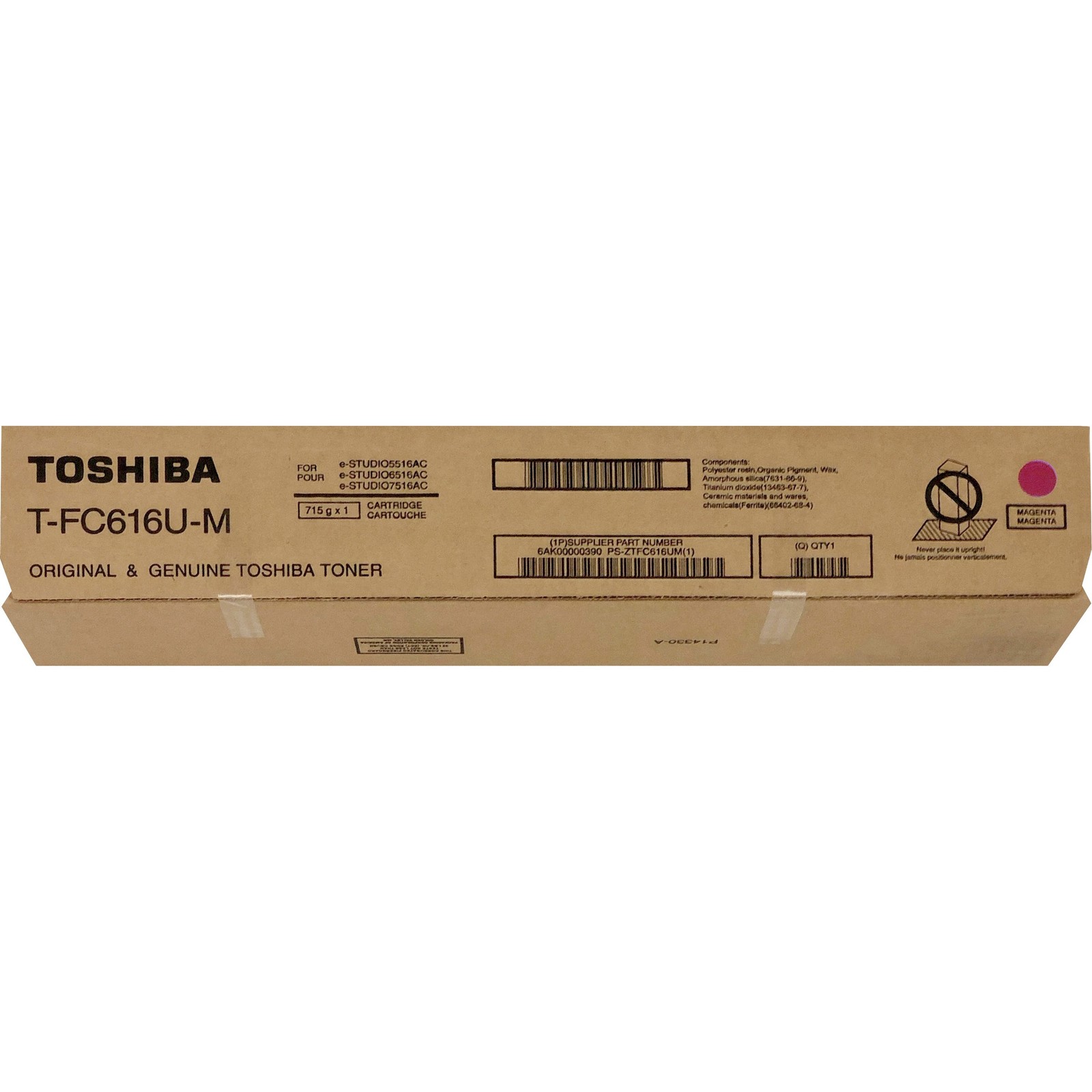 Toshiba Original Toner Cartridge - Magenta (tfc616um)