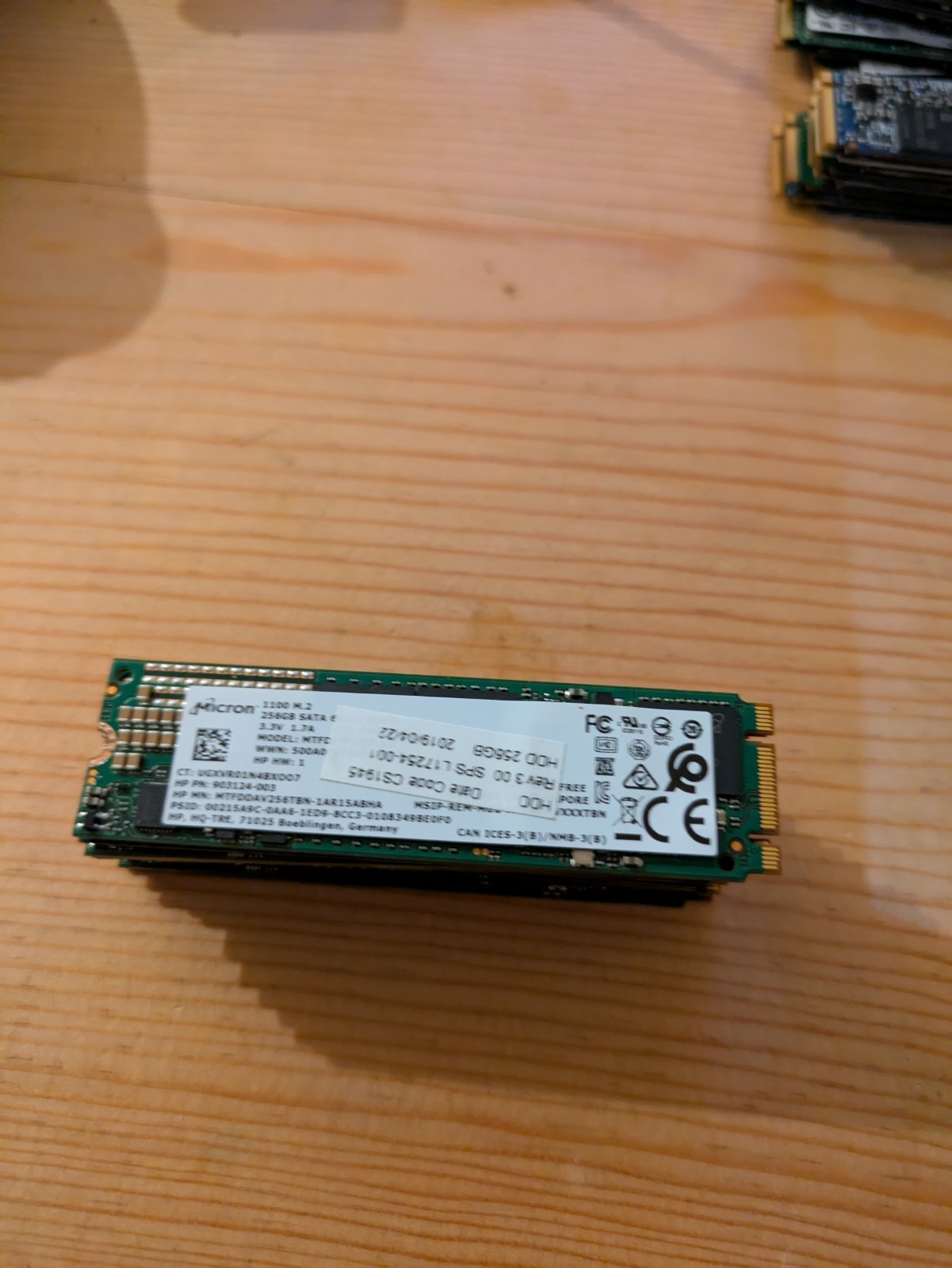 Kingston Micron Skhynix Etc. 256GB M.2 SATA SSD Tested Working. Misc. 