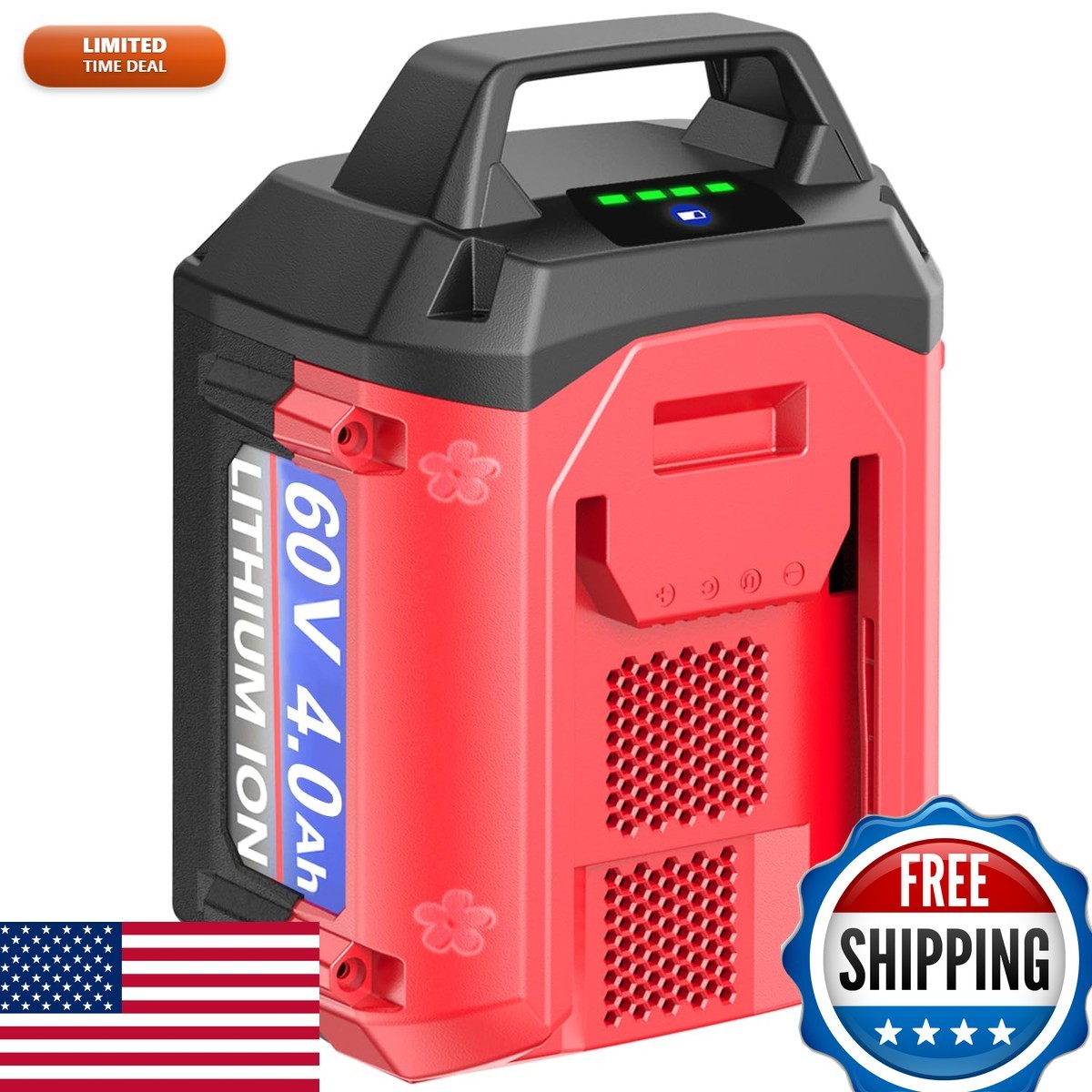 DTK Battery Replacement for Toro 60V 4Ah Lithium Battery