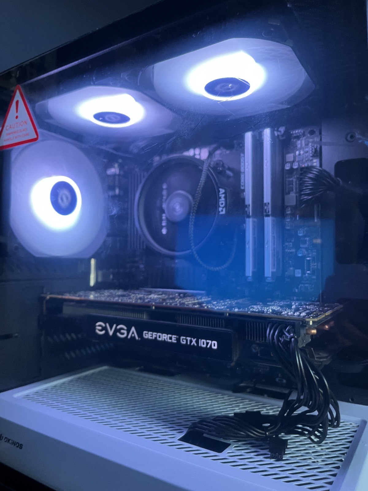 Gaming PC Desktop Ryzen 5500 GTX 1070 8GB 16GB RAM 512GB NVMe Win 11 WiFi