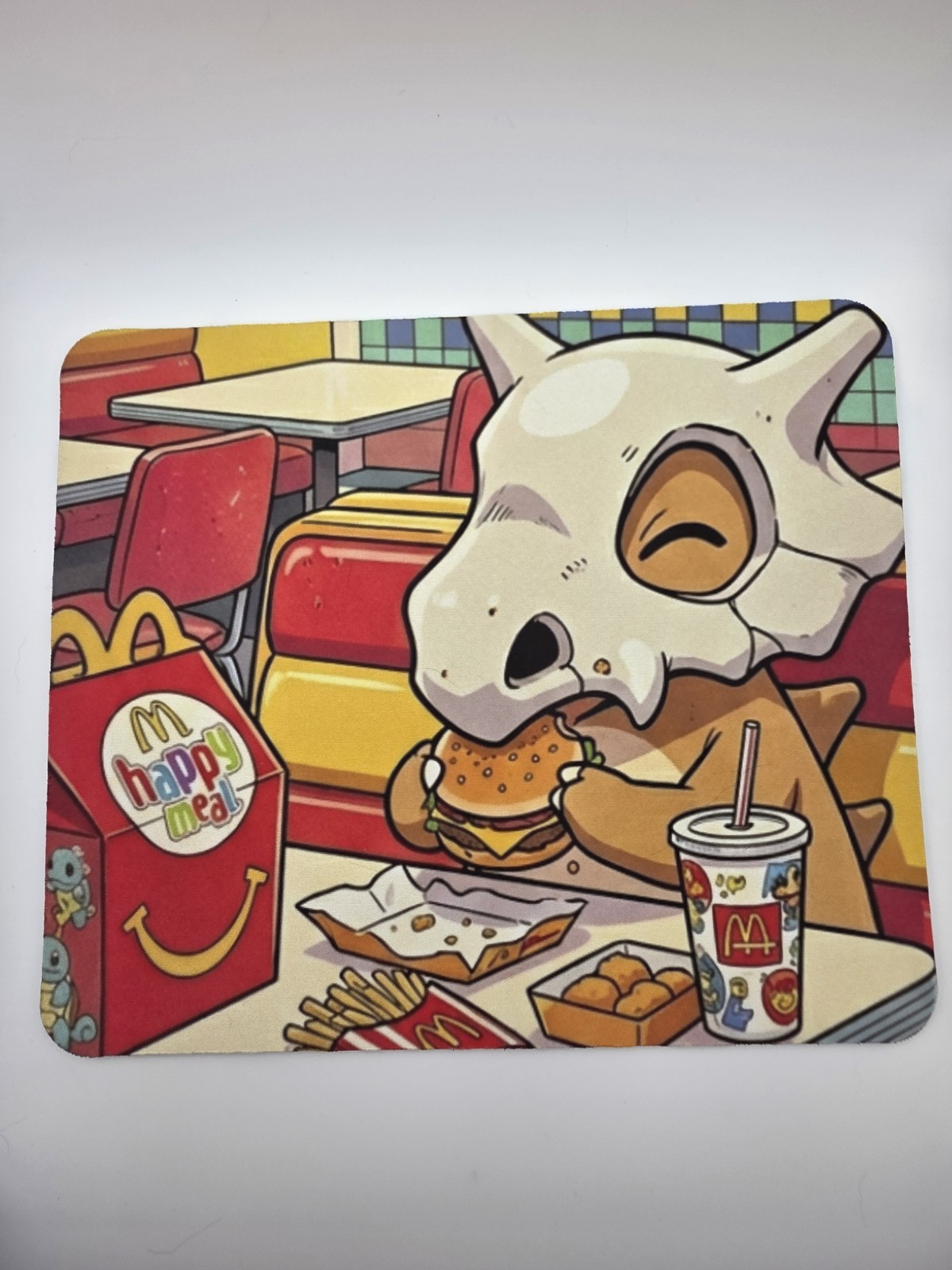 CUSTOM FAN ART Cubone McDonald's Happy Meal Mouse Pad Desk Mat 20x24cm