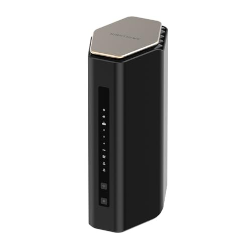 NETGEAR NIGHTHAWK TRI-BAND WIFI 7 ROUTER RS600 - BLACK/SILVER