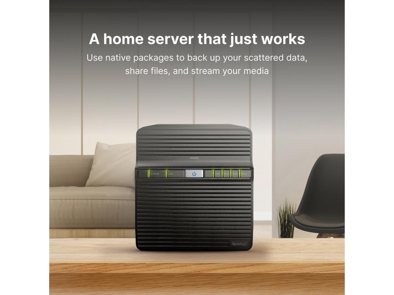 4-bay DiskStation DS423 (Diskless) Synology