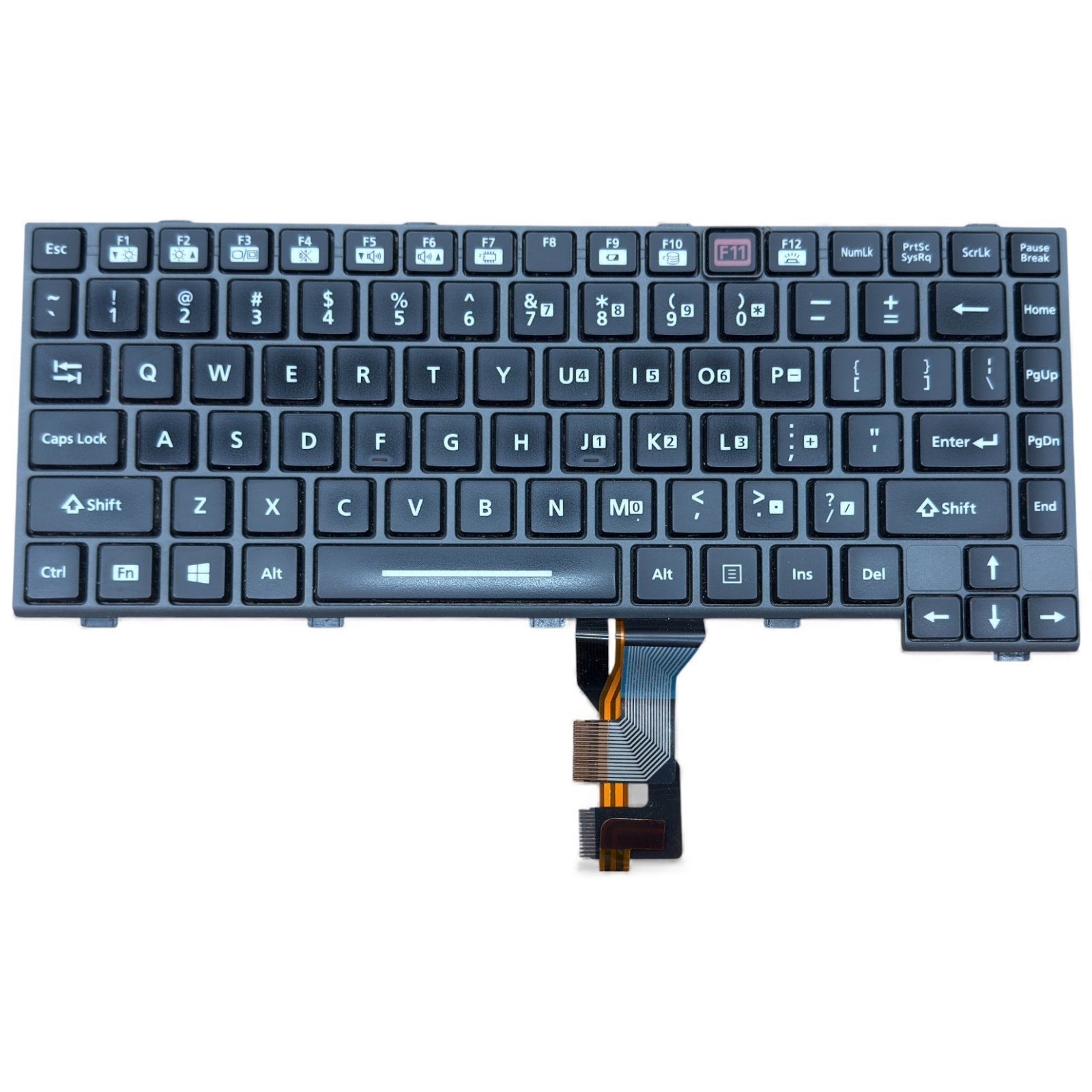 Backlit US Laptop Keyboard For Panasonic CF-52 CF-53 N2ABZY000298 N2ABZY000030