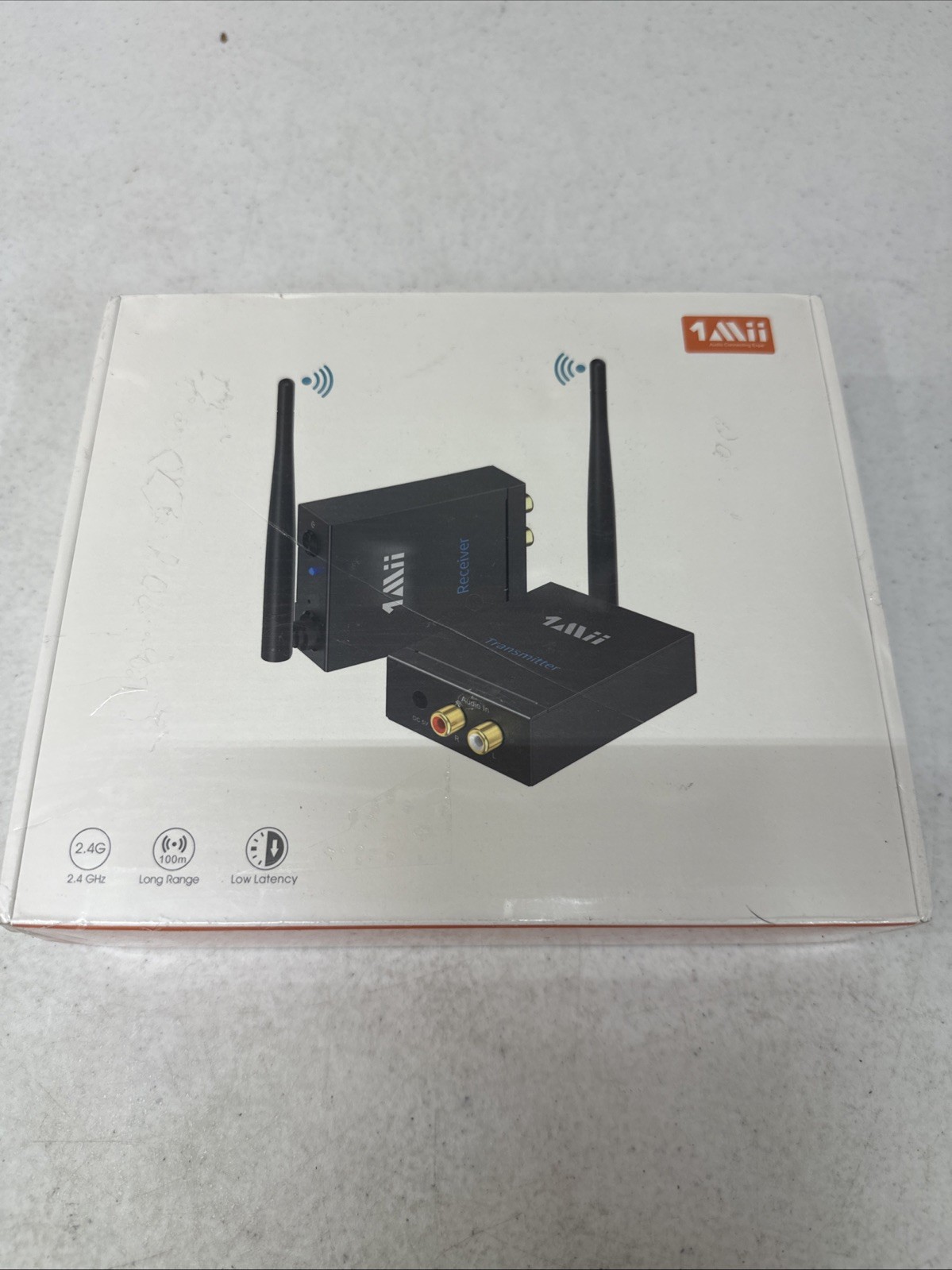 1Mii RT5066Pro 2.4Ghz Wireless Audio Transmitter Receiver, 328ft Long Range