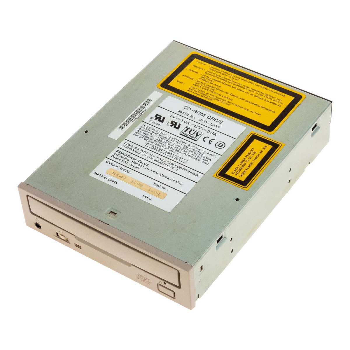 Internal Drive SANYO CRD-820P CD-ROM Drive IDE 5.25 Inch