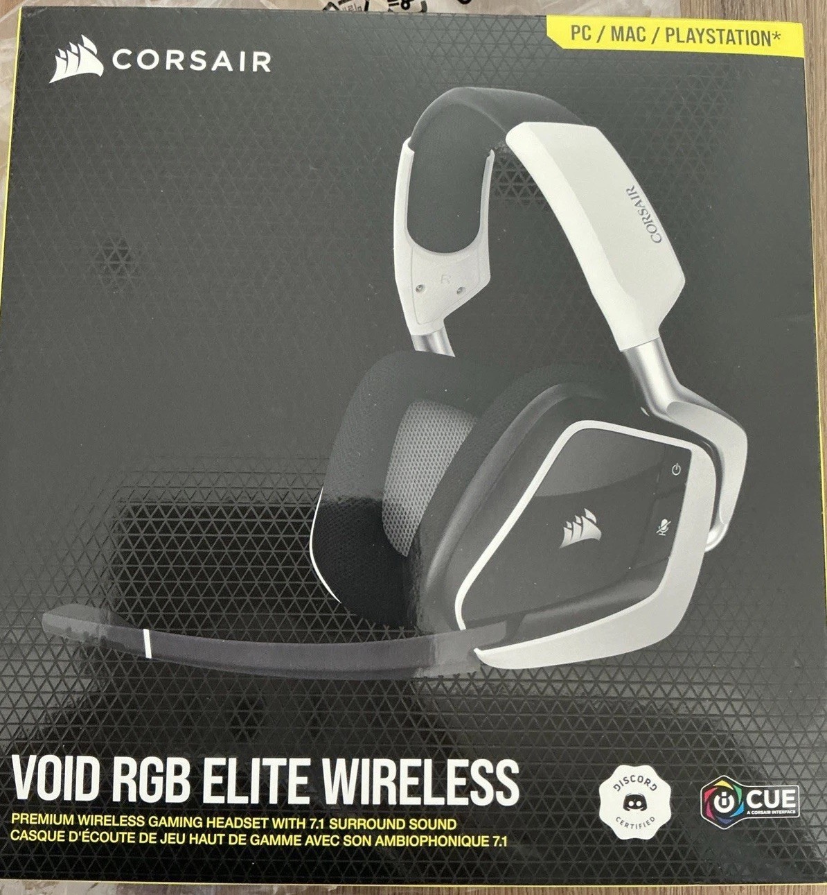 Corsair VOID RGB Elite Wireless Premium Gaming Headset with 7.1 Surround Sound