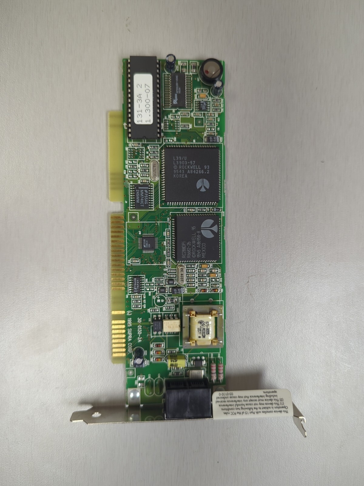 SUPRA CORP SUPRAEXPRESS 288i PnP ISA 28.8 INTERNAL MODEM 