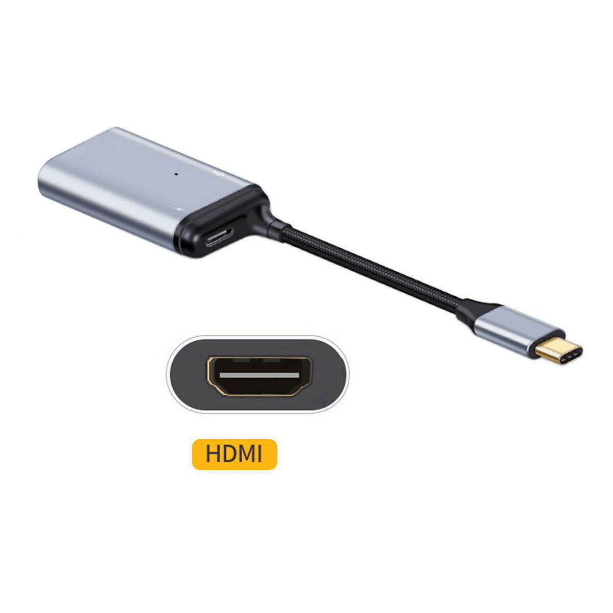 Cablecc USB-C Type C to HDMI Converter HDTV Adapter 4K 60hz 1080p with Female