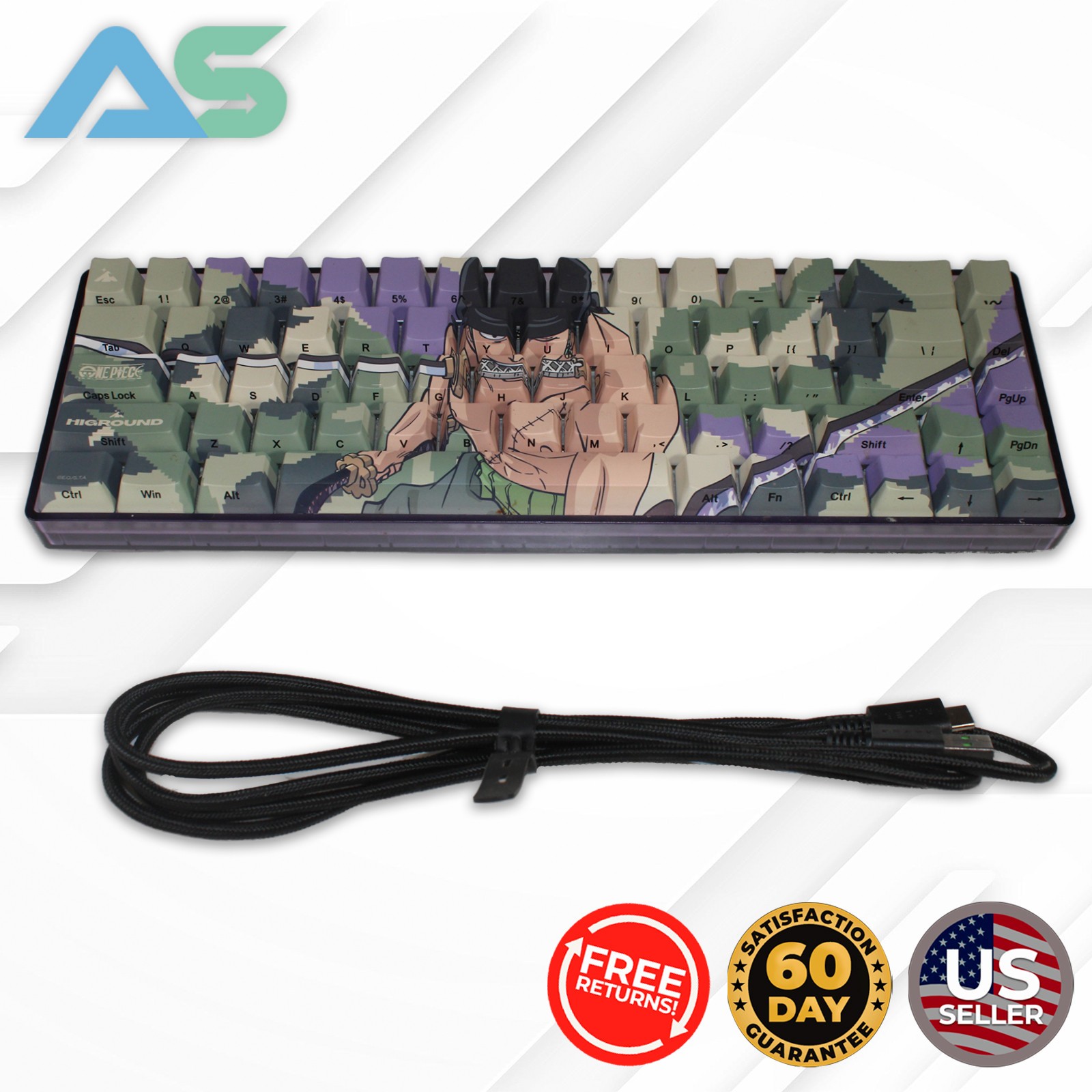 Higround Performance Base 65 Compact Keyboard | One Piece Zoro Limited Edition