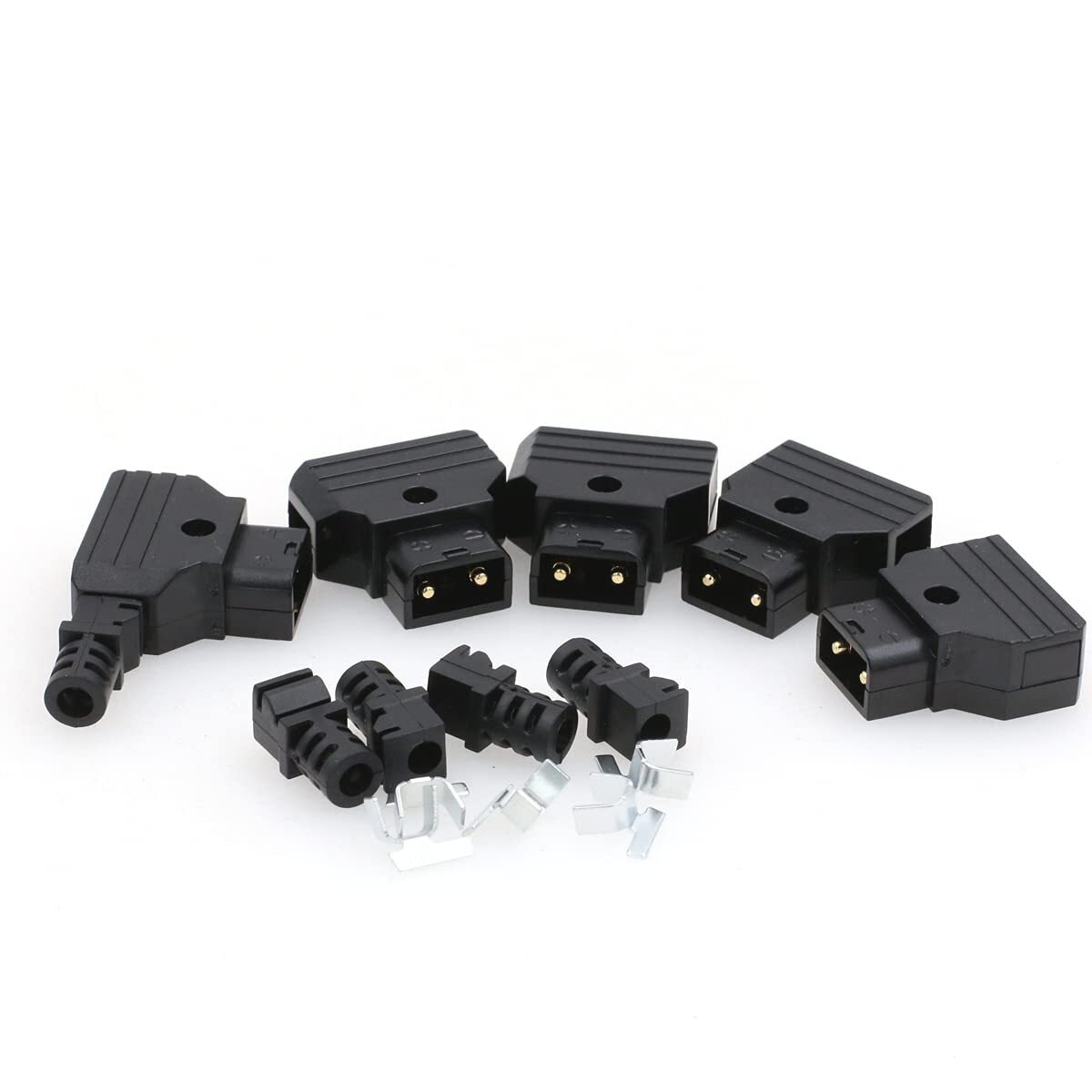 5xPCS DTAP D-Tap Plug Male DIY for DSLR Rig Power Cable V-Mount Anton Battery