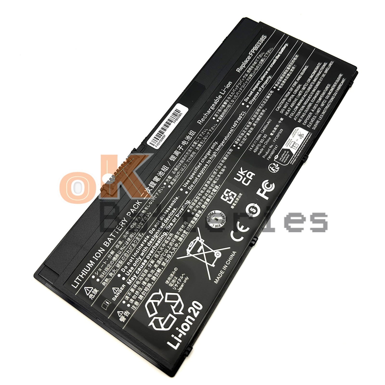 FPB0338S Laptop Battery for Fujitsu LifeBook E548 E558 T937 T938 T939 U747