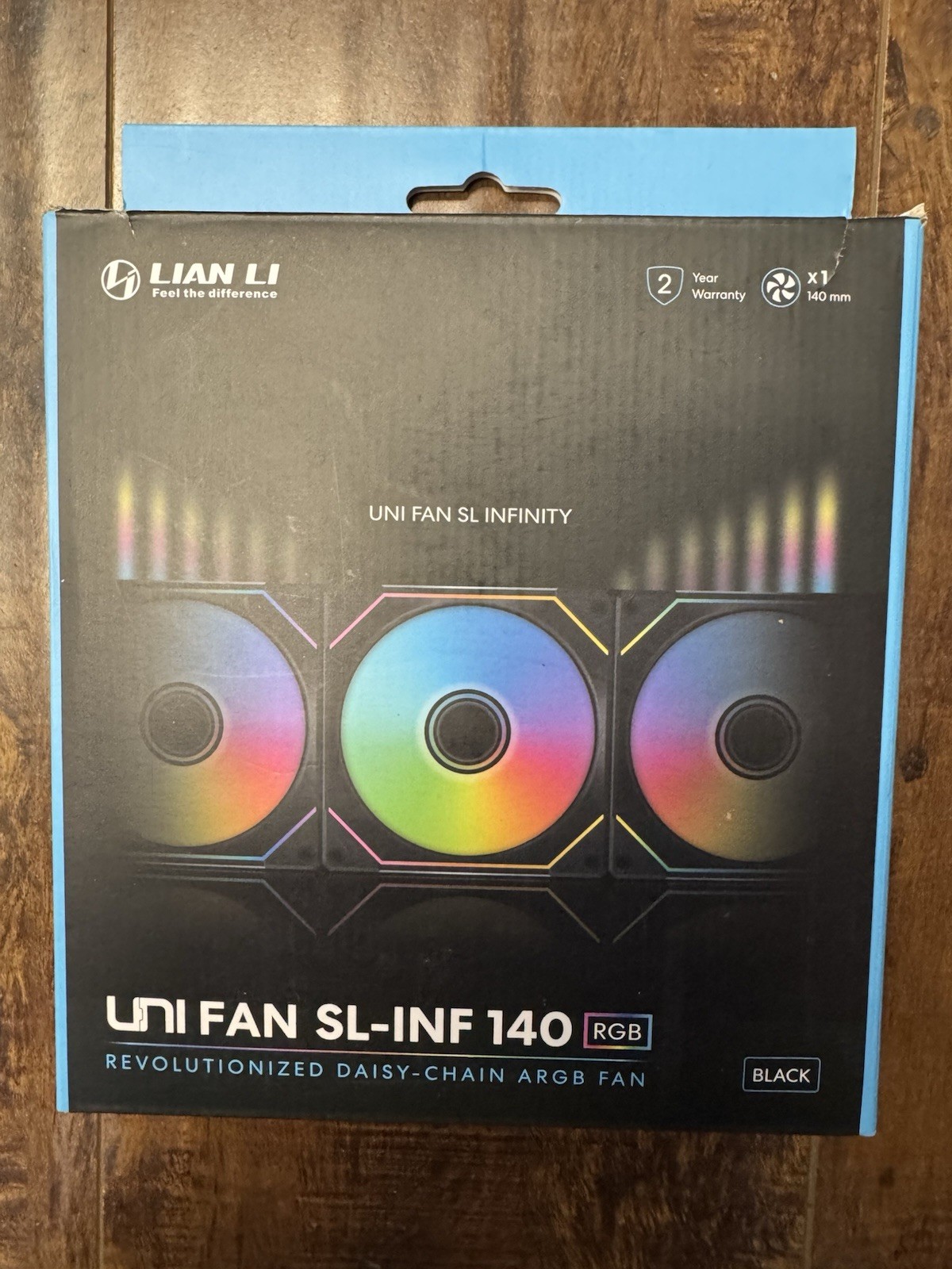 Lian Li UNI FAN SL-INFINITY UF-SLIN140-1B Single Pack Black New Rare
