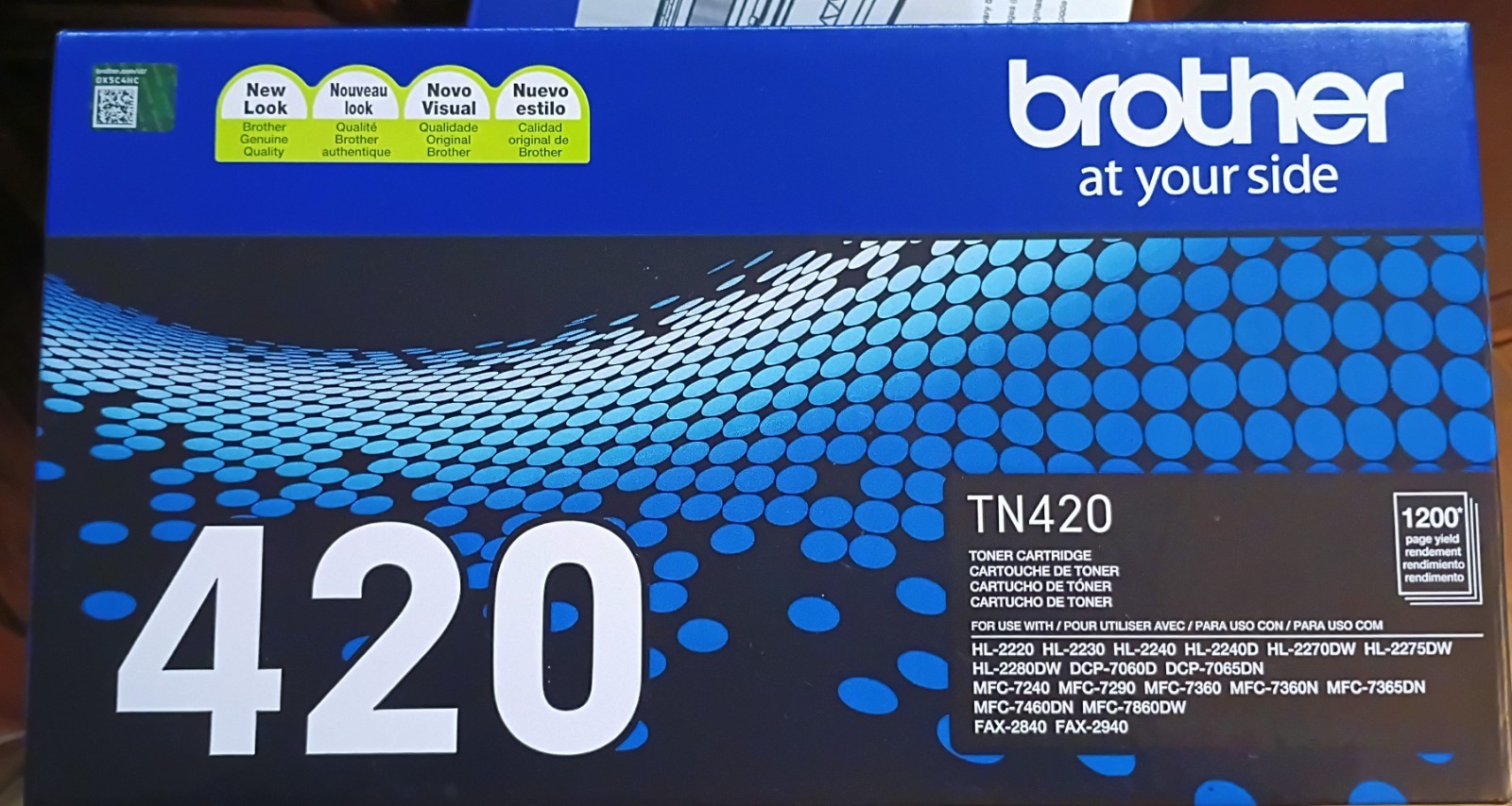 Brother TN420 Black Genuine Laser Toner Cartridge