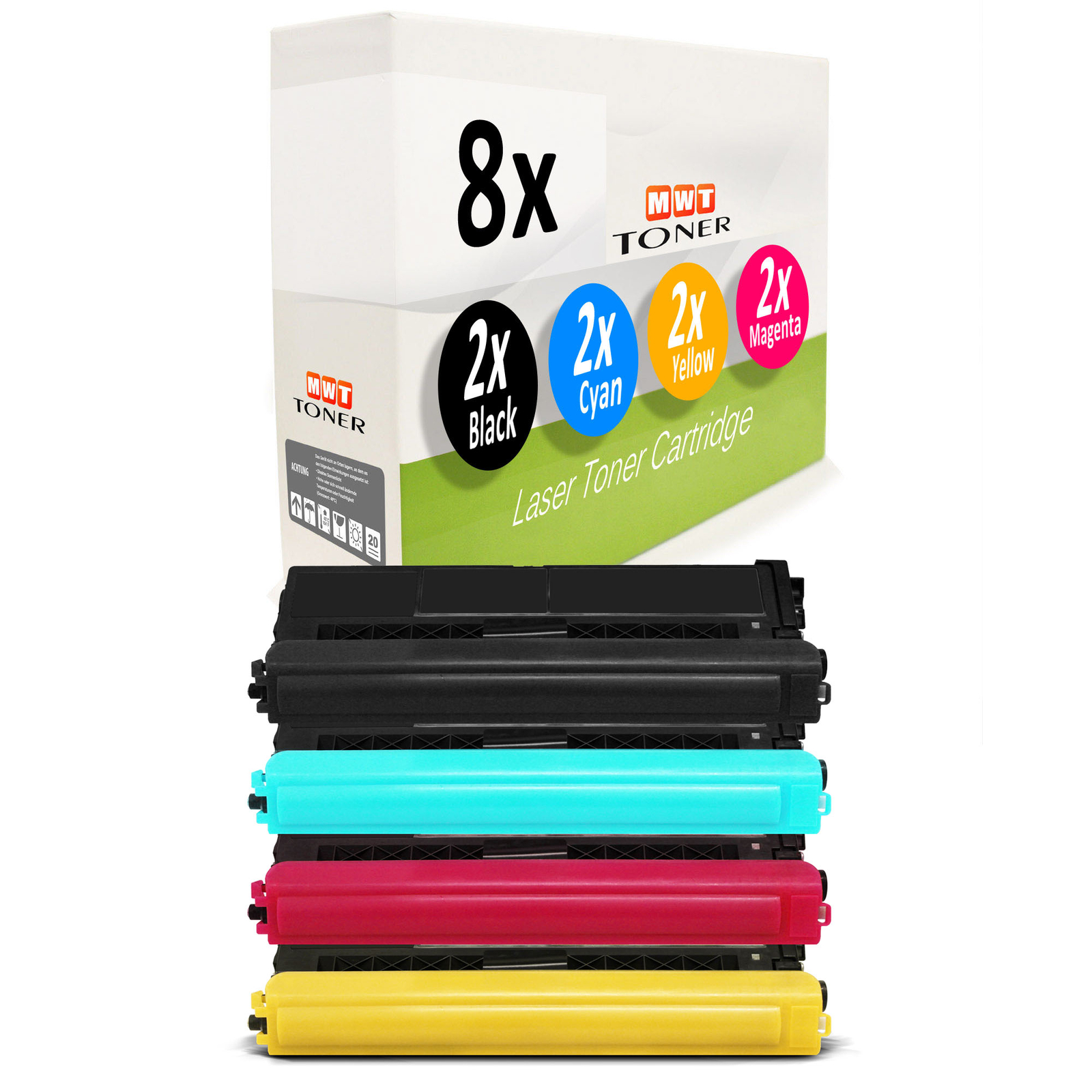 8x Compatible MWT Laser Toner Cartridge XL for Brother HL-L-9200