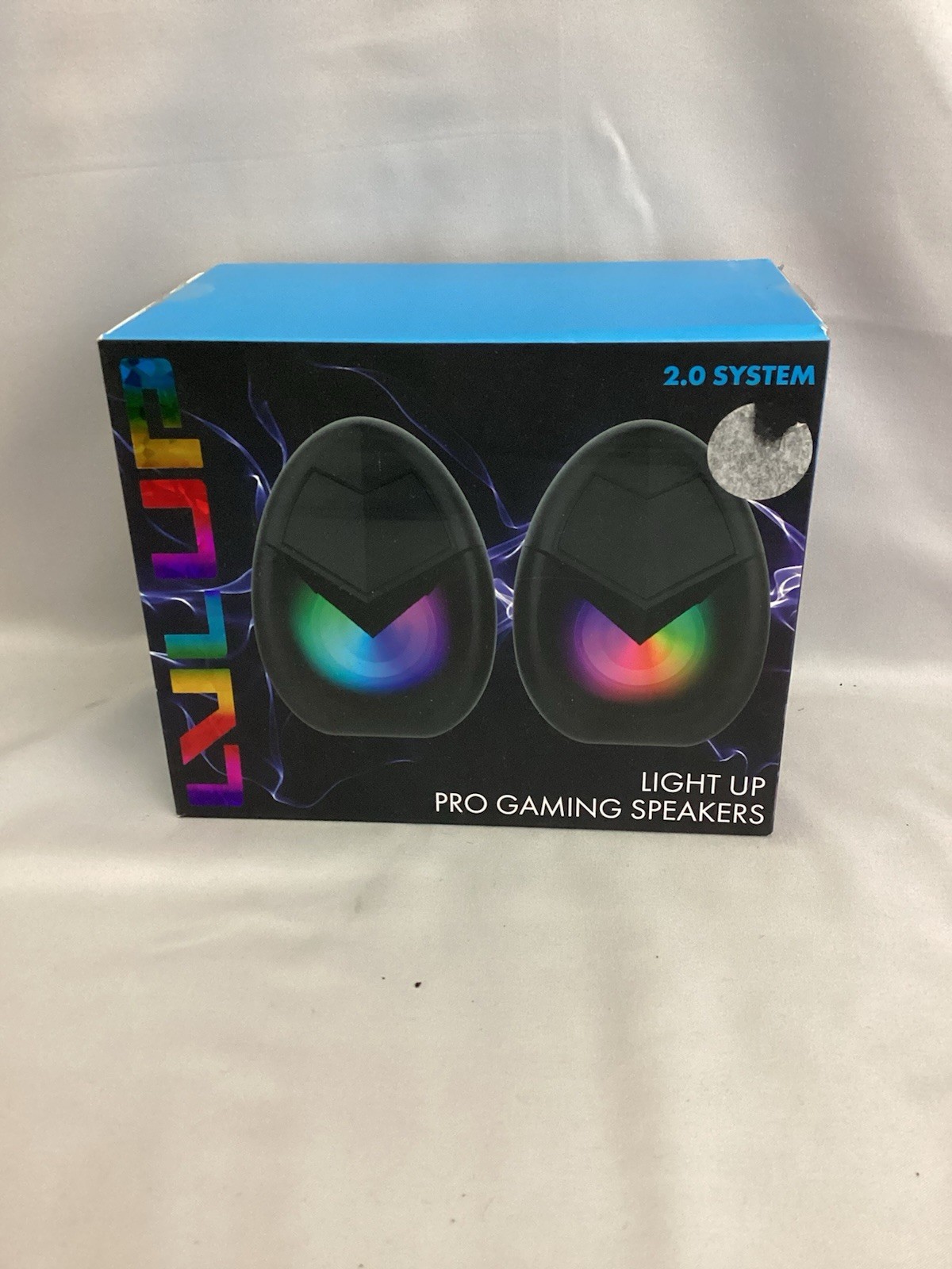 LVL UP PRO GAMING PC Light Up Color Changing Speakers
