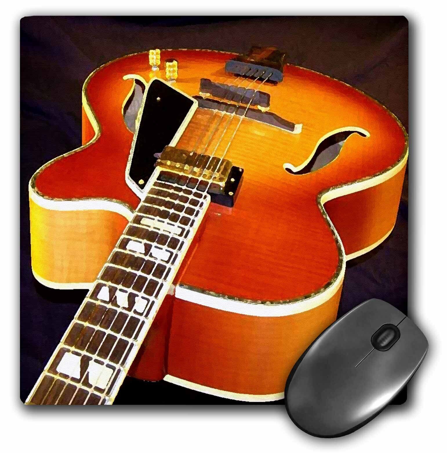 3dRose Jazz Guitar MousePad