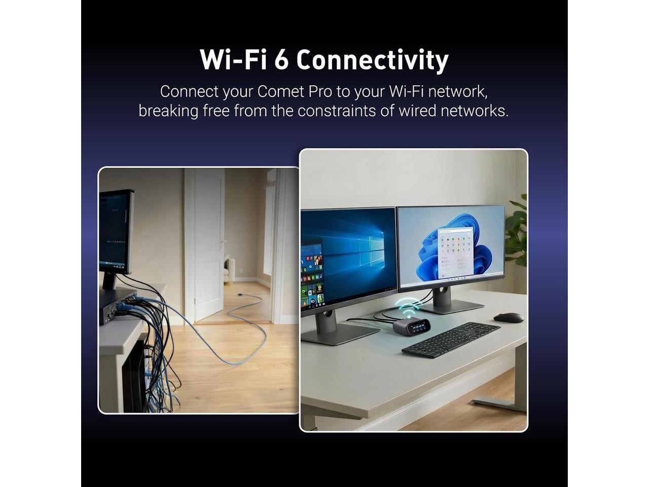 Comet Pro (GL-RM10) Remote KVM Over Wi-Fi, Dual Band Wi-Fi 6, 4K@30FPS GL.iNet