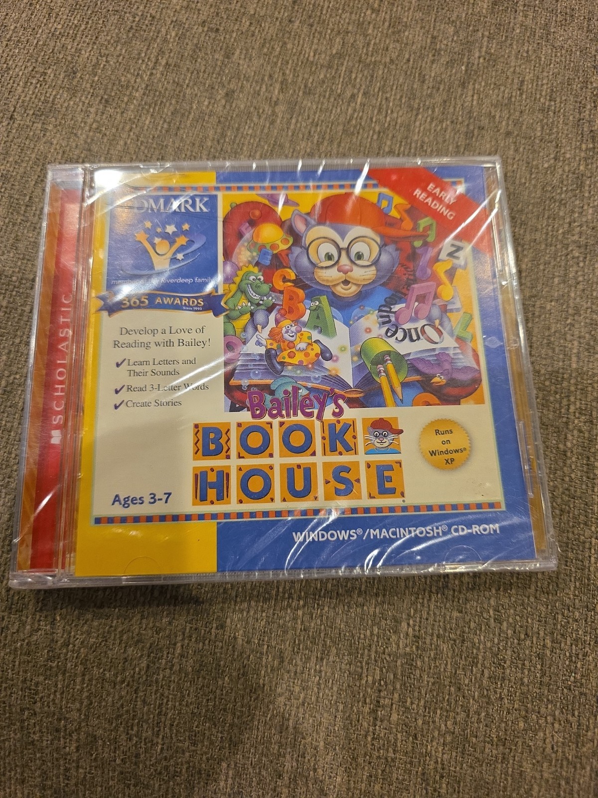 New Sealed Rare Edmark Bailey's Book House Scholastic Club 