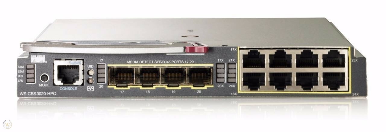 NEW Cisco WS-CBS3020-HPQ Blade Switch 410916-B21 432904-001 c-Class BladeSystem