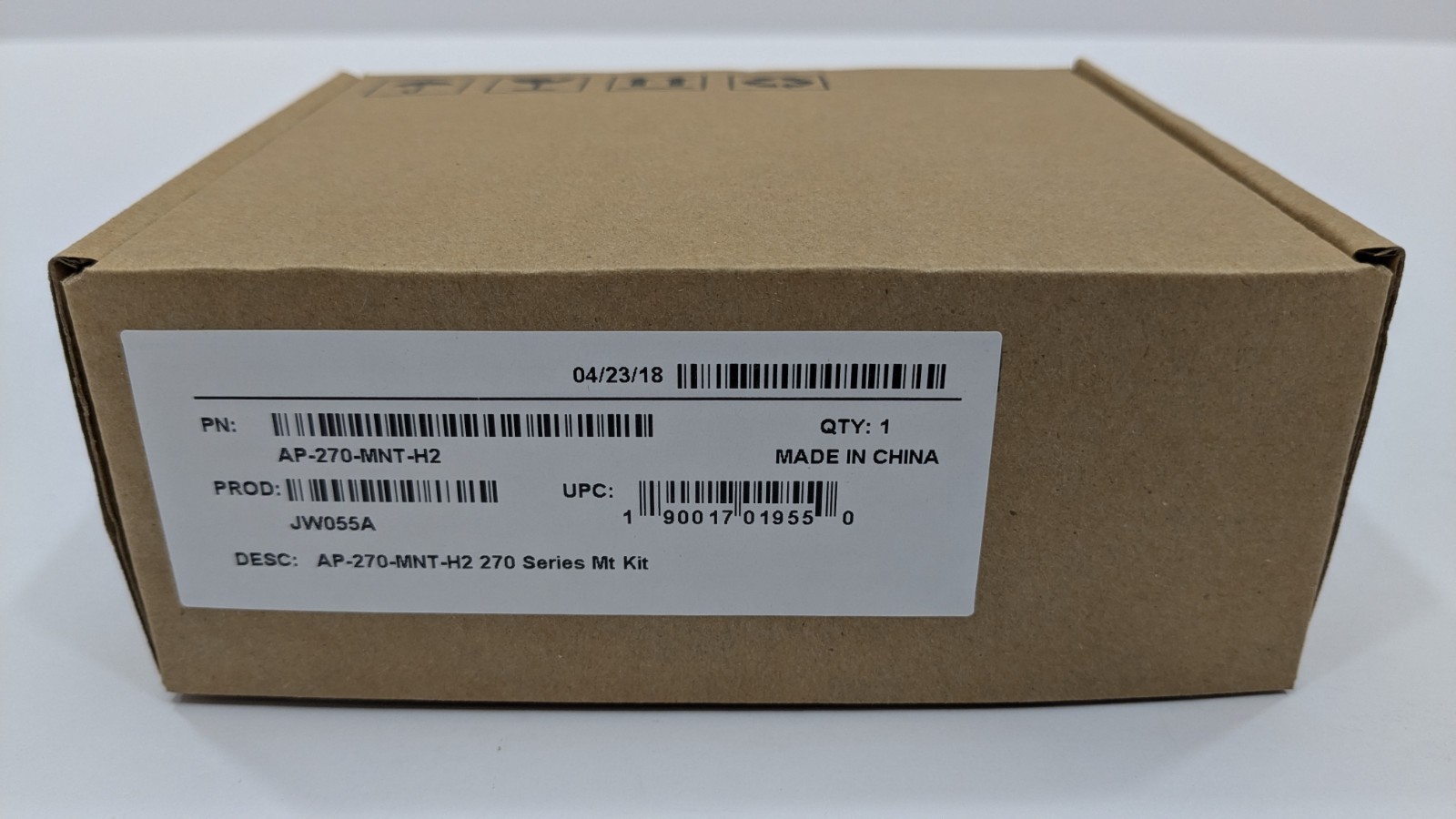 HPE Aruba (JW055A) AP-270-MNT-H2 Wall Ceiling Mount Bracket Kit for Access Point