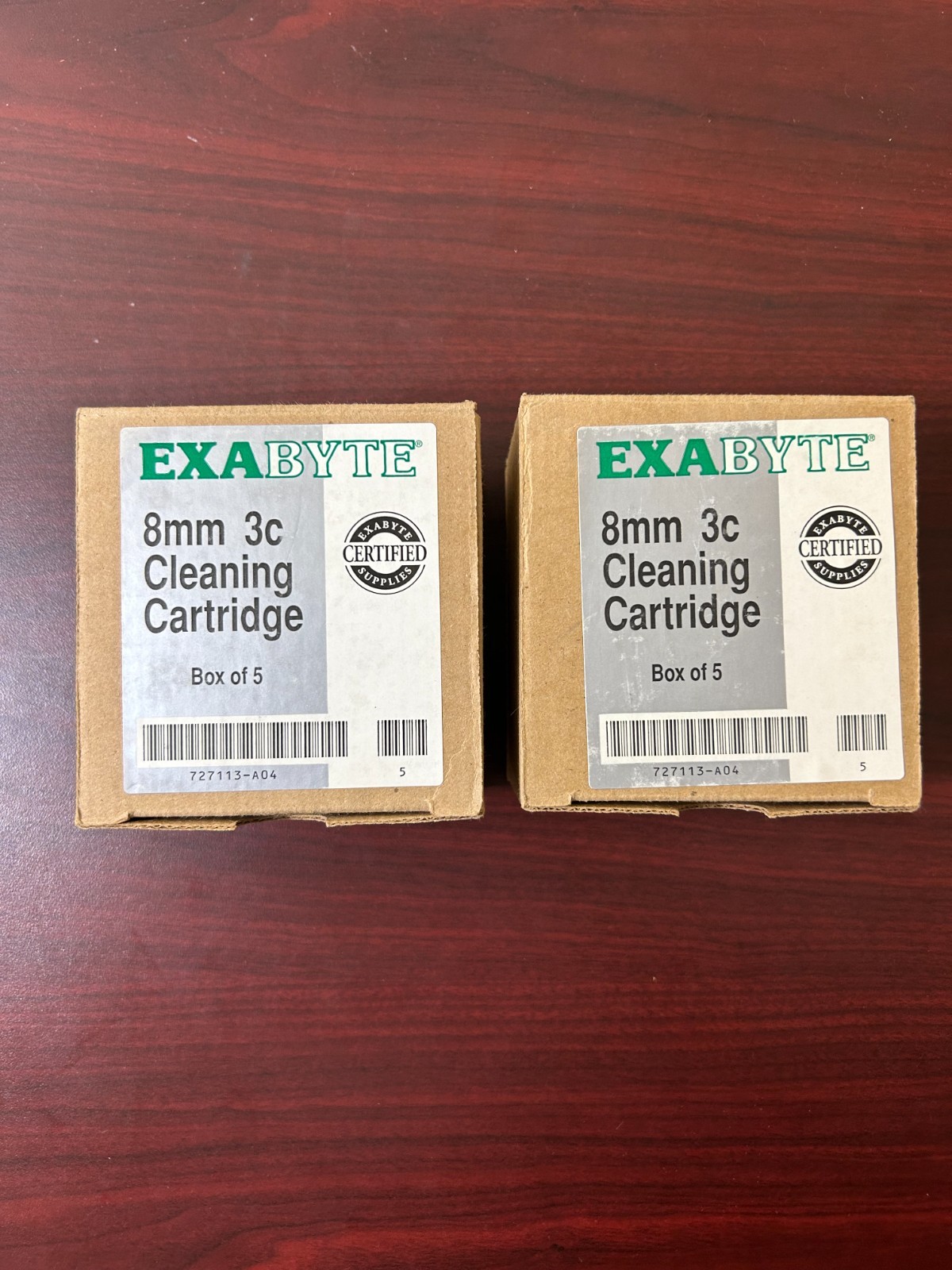 Exabyte 3C 8mm Cleaning Cartridge Certified Brand New Sealed. (10-Pack)