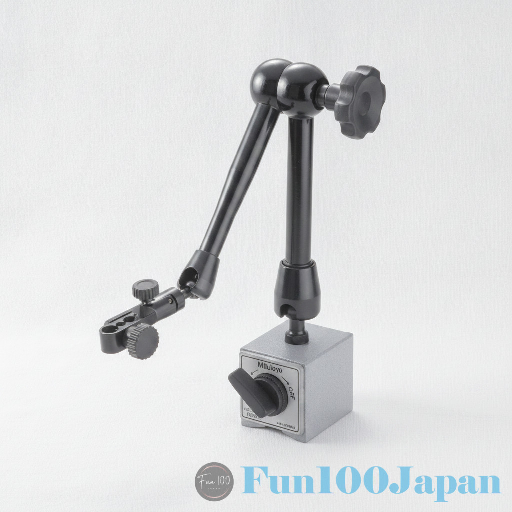 Mitutoyo 7033-10 Magnetic Stand Universal Dial Test Indicator Holder Base 600N